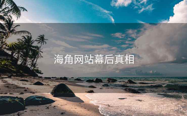 海角网站幕后真相